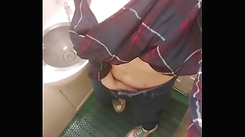 I Masturbate Pussy in the Train Toilet and Recording it on Camera for You