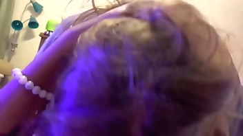 Lesbian bestfriend comes to my room again to give me sloppy suck off time