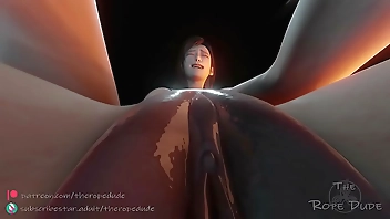 Licking Tifa's Pussy in first person view