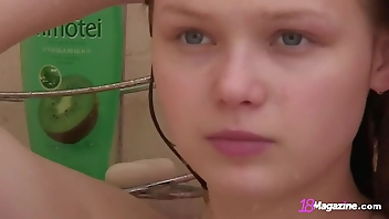 Long Hair Amateur Girl Bianca 19 Has A Private Moment In The Bathroom!