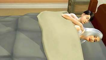 step Son Sneaks Under His step mom Blanket Knowing She Is Naked Under