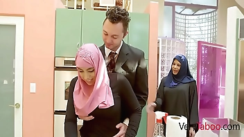 My Repressed StepDaughter In Hijab Gets Some Cock