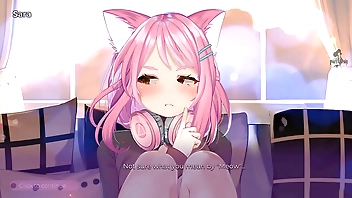 SFW Mosaique neko 4 and kissing therpay