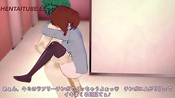 Boku No Hero Acadeemia Hentai - Midoriya Deku Handjob, Blowjob and fucks Ochako Uraraka