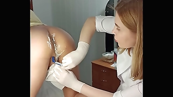 Depilation mistress SugarNadya makes a haircut with a pubic,dick trimmer and anus shaving - I put it on all fours