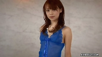 Japanese chick, Miina Yoshihara sucks dick, uncensored