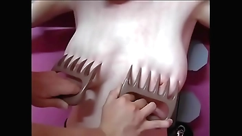 Well trained young love slave has her pussy worked over by mad mistress