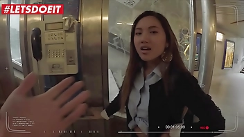 LETSDOEIT - #May Thai #Charlie Dean - Asian Teen Tourist Takes A Big Cock Abroad In Hot POV Sex