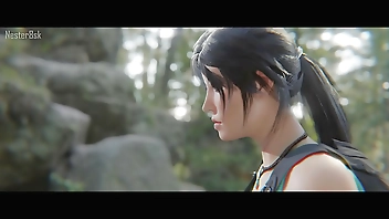 Lara in forest (Tomb Raider)