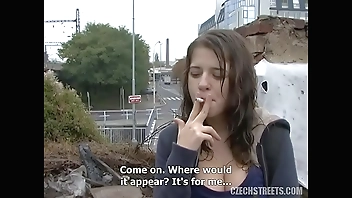 Victoria Ferrera hot brunette public fuck