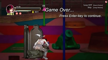 Hot girl hentai having sex with a clown in sexy porn hentai ryona act gameplay video