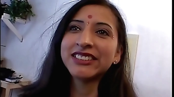 Indian wife wants to get her first double penetration, so husband invites the neighbor to help