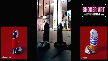 When I put my dicks dildos on the street- Watch the react of people - Unfinished Dildo Business