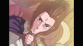 SnK(AoT) - Gabi Braun chupando rica pinga