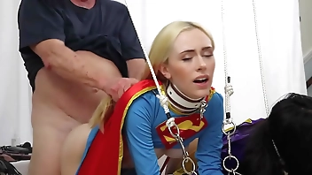 Candy White / Viva Athena “Supergirl Solo 1-3” Bondage Doggystyle Cowgirl Blowjobs Deepthroat Oral Sex Facial Cumshot