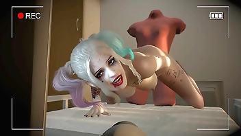 Harley Quinn sexy webcam Show - 3D Porn