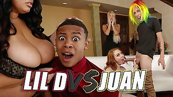 BANGBROS - Battle Of The GOATs: Juan El Caballo Loco vs Lil D