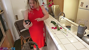 Stepmom gets pics for anniversary of secretary sucking husband's dick so she fucks her stepson