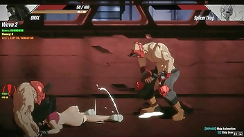 PureOnyx [SFM 3D game] Ep.1 Rough anal sex for our hero ended with a creampie with madmax mobs in mini short