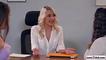 Stepmom n babe in 3some with matchmaker