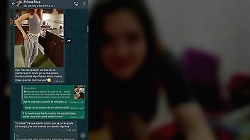 Chat De Whatsapp Con Mi Prima Se pone Caliente Por La Noche