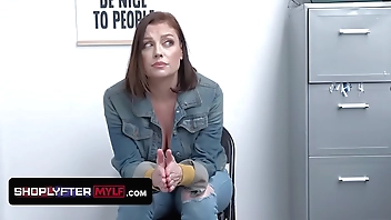 Naughty Milf Sovereign Syre Caught Stealing And Taken To The Backroom For Interrogation