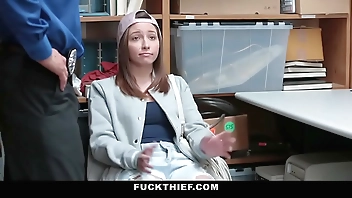 Cute Teen Fucks Officer For Her Way Out Of Trouble