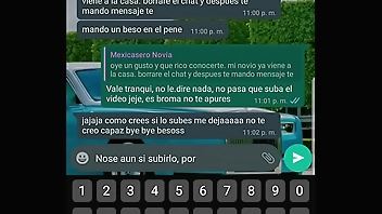 CONVERSACIÓN DE WHATSAPP CON NOVIA DE MEXICASERO
