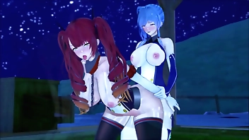 【アズレン】ホノルルとセントルイスのアヘ顔えっち Part2【コイカツ】