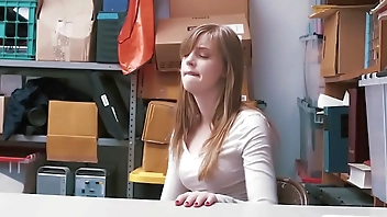 Teen Babe Dolly Leigh Caught Shoplifting And Taken For A Questioning