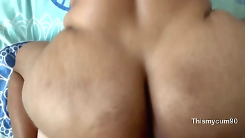 young man busted to mature with a big ass and in the end he cums