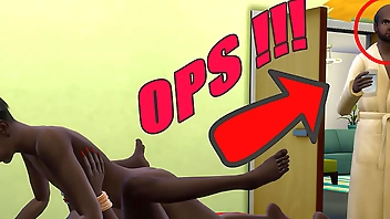 भारतीय पिताजी अपने बेटे और बेटी को अपने कमरे में चोदते हैं और सजा के तौर पर उन्हें एक त्रिगुट में यह करना पड़ता है