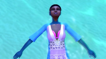 भारतीय माँ और बेटा समुद्र में डेरा डाले हुए हैं और शाम से सुबह तक अपनी भारतीय माँ को चोदते हैं