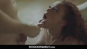 RoughFamily.com ⏩ Nice Step Father Pummeling his Ebony Stepdaughter, Scarlit Scandal