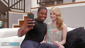 Tiny Blonde (Hannah Hayes) Cheats On Her Boyfriend With (Isiah Maxwells) Big Cock - Reality s