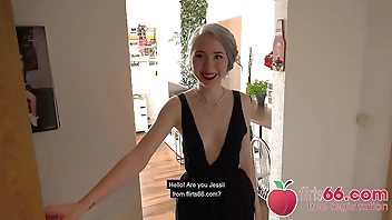 Sweet German teen thot Jessii van Riva enjoys a naughty FUCK date! (ENGLISH) Flirts66.com