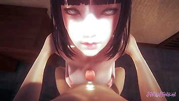 Naruto Hentai 3D - Hinata Titjob, Blowjob & Fucked by a big Dick