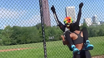 WNBA player sucks my dick on there practice court