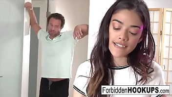 Hot student bangs her step-uncle