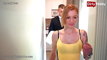 - Beautiful babe gets fucked by the room service