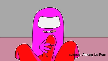 Among us porn - Pink SUCK a RED DICK