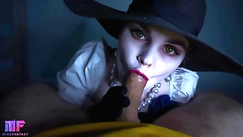 Lady Dimitrescu will fuck you. Cosplay. Resident Evil Village.