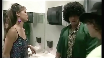 Pimp-meister was short in the toilet room of night club and heaven angel Venus came to give him the second chance