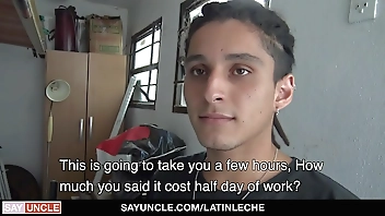 LatinLeche - Latino Sucking And Fucking Boss Cock For Extra Money