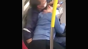 Men and women on the MRT