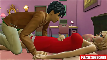 stepSon fucks stepmom after step-mom catches him masturbating in front of computer