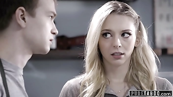 PURE TABOO Lily Larimar Almost Caught Fucking in Public Cafe