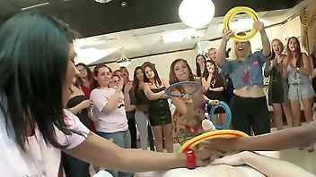 DANCING BEAR - Check Out This Wild CFNM Bridal Party In Banquet Hall