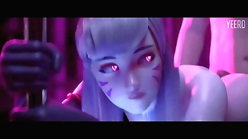 D.va streaptease hentai