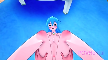 Konosuba Finding a use for Aqua